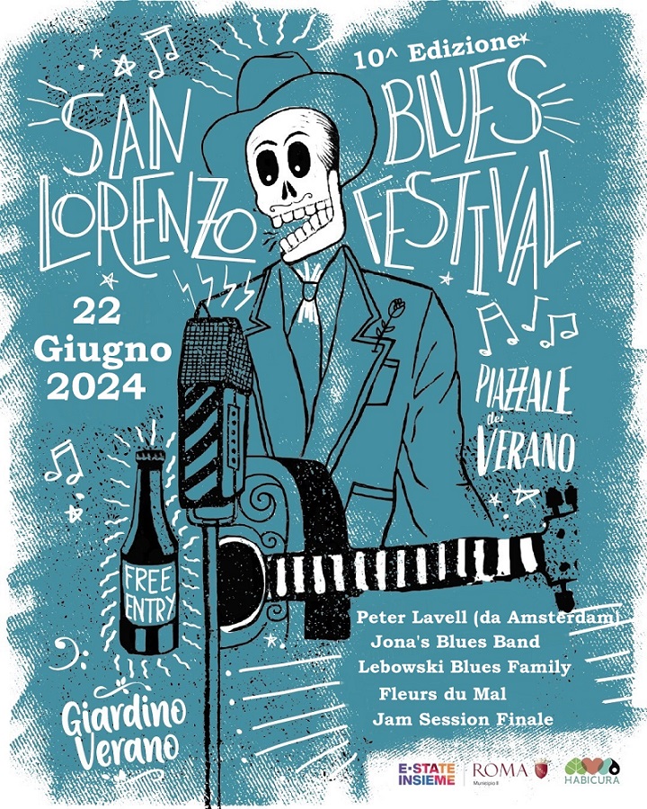 Locandina San Lorenzo Blues Festival 10^ edizione